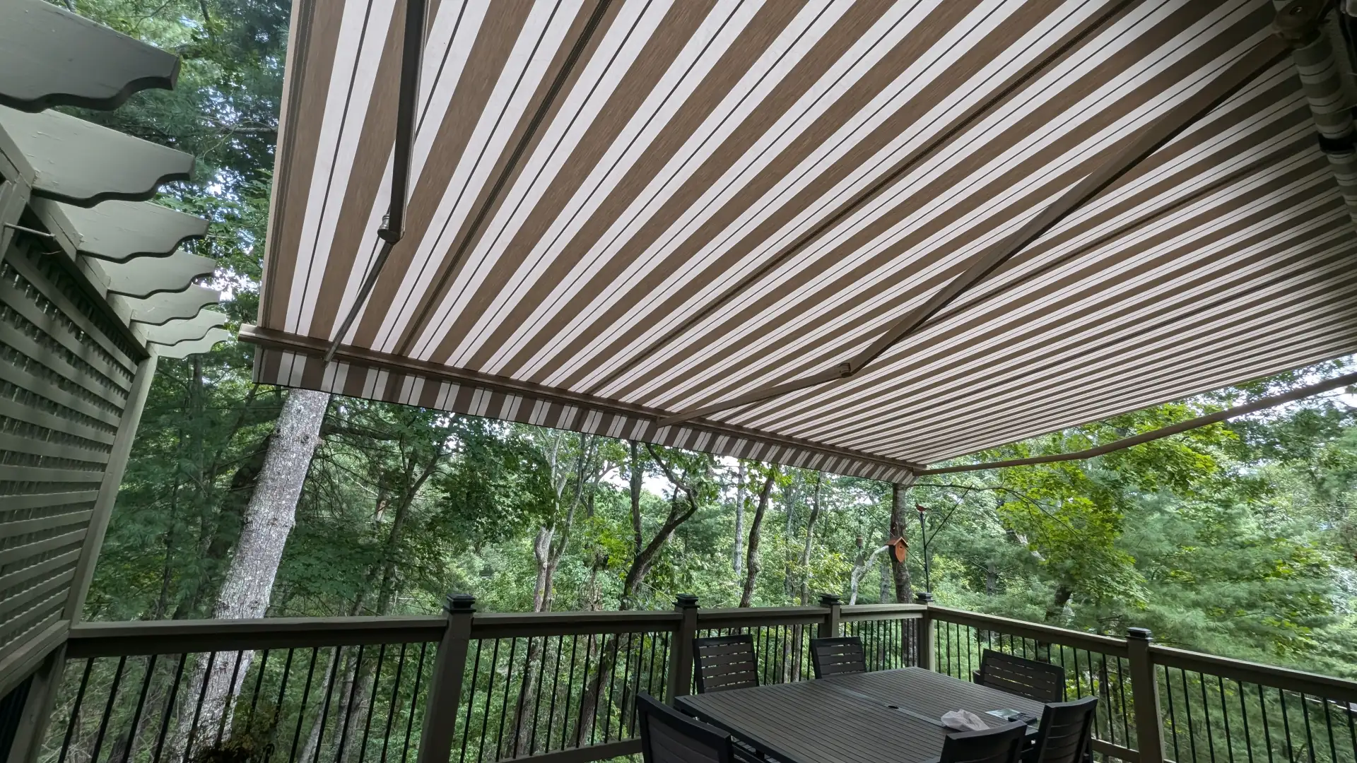 new fabric recover for retractable awnings