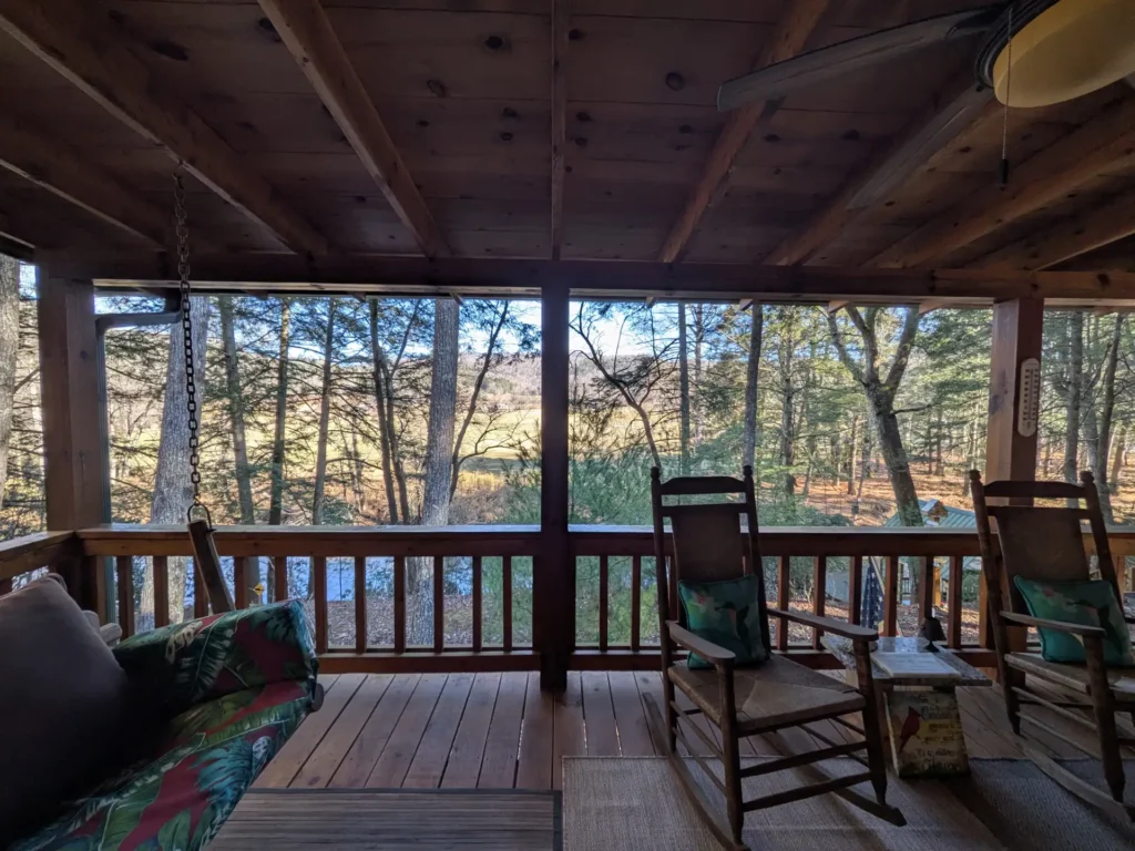 before installation retractable screens large deck